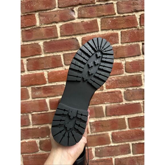 Ann Taylor Loft $200 black Tall Biker Boots womens sz 9.5 NEW - Picture 11 of 12